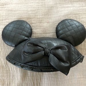 NWT Quilted Minnie Ears w/Crystals (Disneyland)